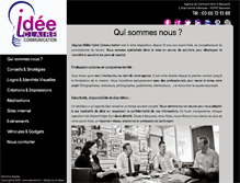Tablet Screenshot of ideeclaire.fr
